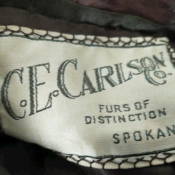 Brown mink long real fur coat - Picture 6 of 10